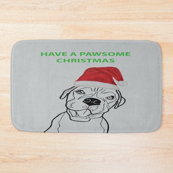 Item preview, Boxer Pawsome Christmas design - Dog Christmas design designed and sold by IslesArt.