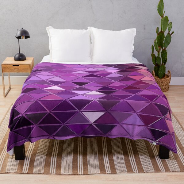 Item preview, Purple modern triangle pattern art cool Gifts for huncle and family members designed and sold by AYACHI90.