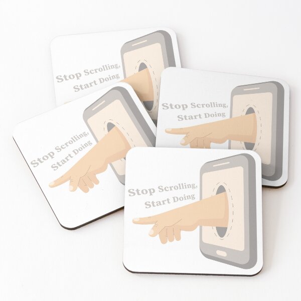 Item preview, Stop Scrolling, Start Doing designed and sold by Iryna Pakhomova.