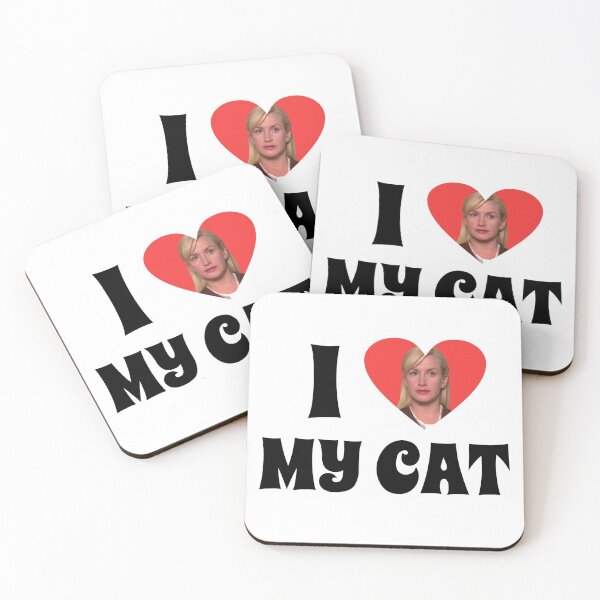 Item preview, I Love My Cat - Angela The Office designed and sold by sjwat.