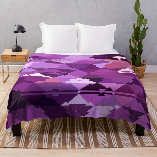 Item preview, Purple modern triangle pattern art cool Gifts for huncle and family members designed and sold by AYACHI90.