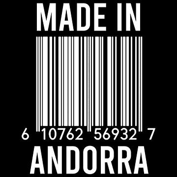 Artwork thumbnail, Made In Andorra by RandomStuffShop