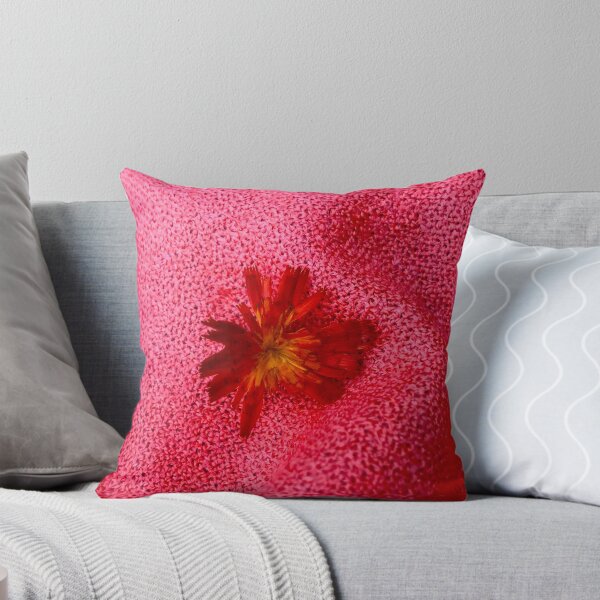 Item preview, Red Yellow Flower on a Pink Cloth designed and sold by ArtByMadelene.