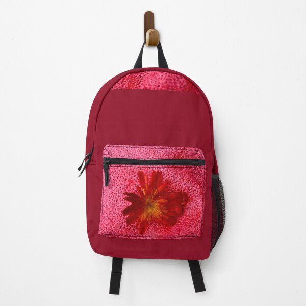 Item preview, Red Yellow Flower on a Pink Cloth designed and sold by ArtByMadelene.
