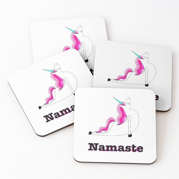 Item preview, YogaCorn Unicorn Doing Yoga Hilarious Kawaii Cute Design designed and sold by Grimdol Fair.