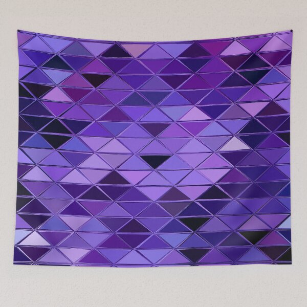 Item preview, Purple modern triangle pattern art cool Gifts for huncle and family members   designed and sold by AYACHI90.
