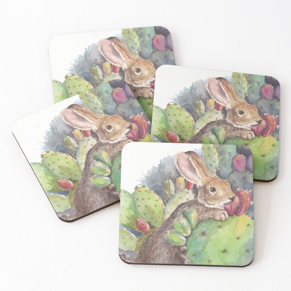 Item preview, Bunny & Prickly Pear, Sonoran Desert designed and sold by tracyannholmes.