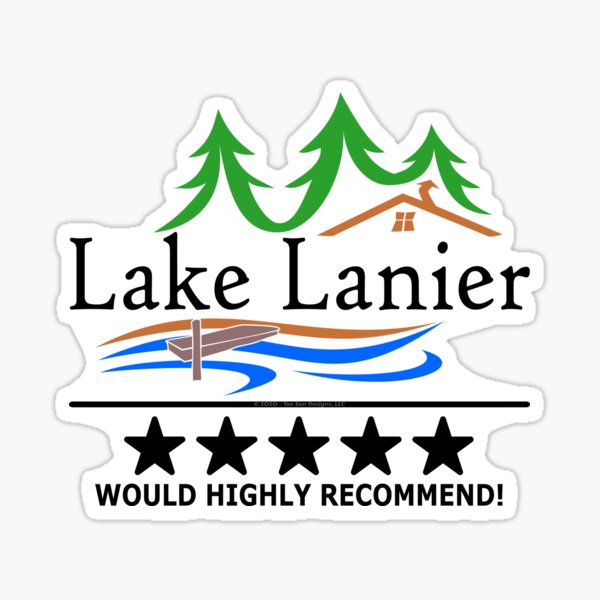 Lake Lanier | Five Star Review Sticker