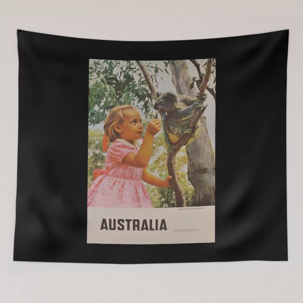 Item preview, retro classic Australia poster designed and sold by CorasPosters.
