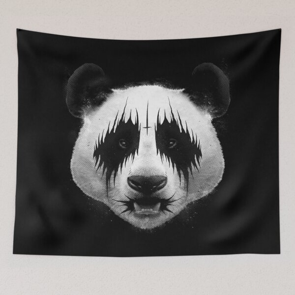 Item preview, Modern Metal Panda designed and sold by TrillDeliRyan.