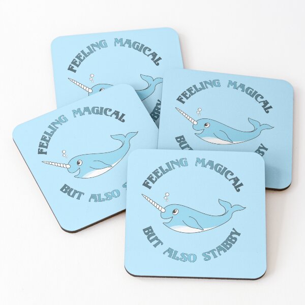 Item preview, Feeling magical, but also stabby Narwhal  designed and sold by GulQari.