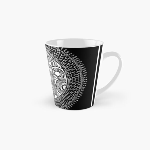 Tranquility Yin Yang | Black Mandala by SimmyGhatt Tall Mug