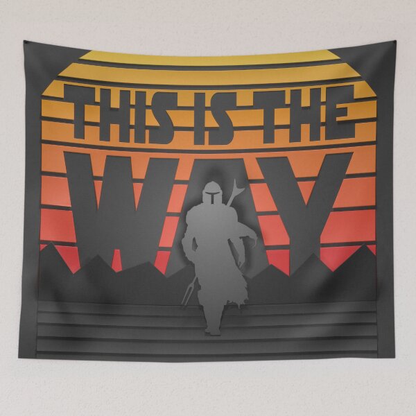 Item preview, ██ Paper Art 3D Poster - This Is The Way designed and sold by Wizzles Emporium.