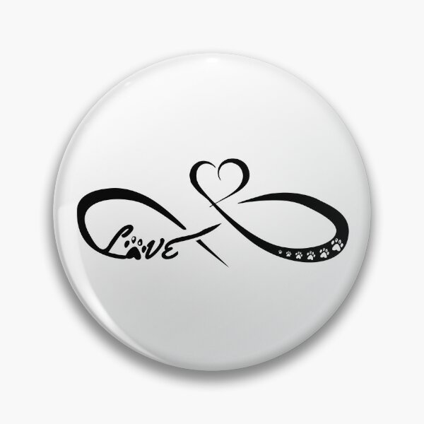Item preview, infinite heart paw designed and sold by TShirtsByMs.