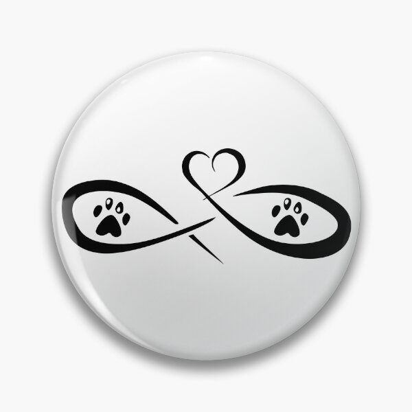 Item preview, infinite heart paw designed and sold by TShirtsByMs.