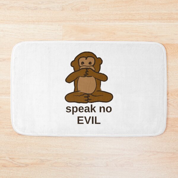 Item preview, Speak no evil dark, white designed and sold by marufemia.