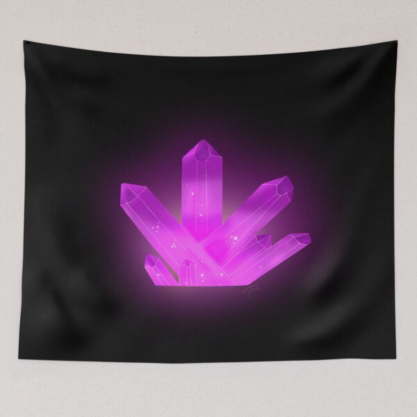 Item preview, Glowing Crystals Amethyst designed and sold by Minima-Vulpes.
