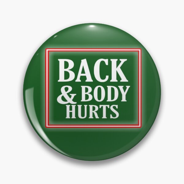 Item preview, back and body hurts designed and sold by medbouk1.