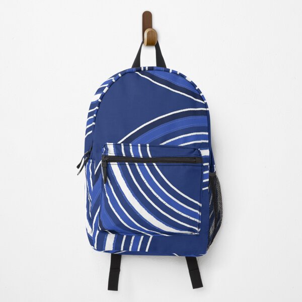 Item preview, Bold Blue Half Rainbows designed and sold by Sheila Wenzel Ganny.