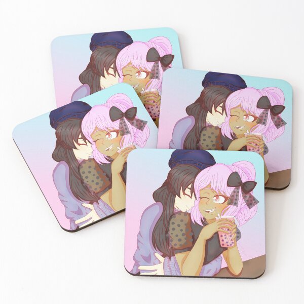 Item preview, Miki Nozomi & Nyoko Rei hugging  designed and sold by NeveC04.