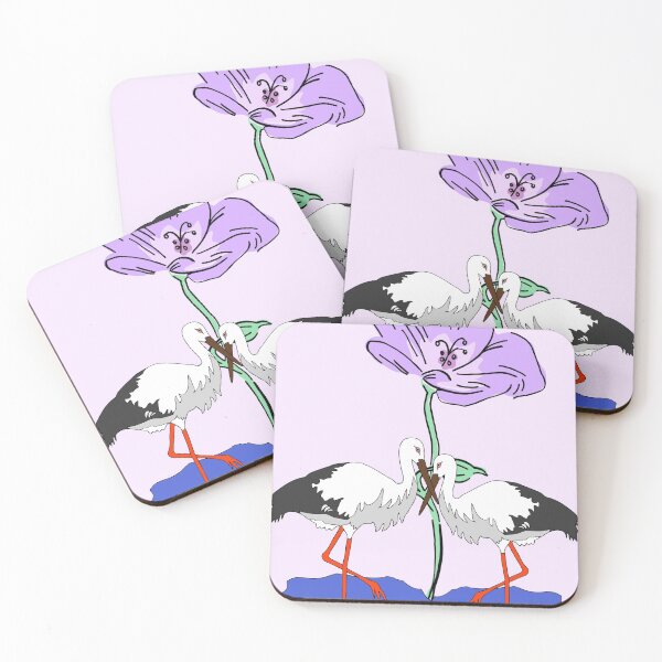 Item preview, * Storks & flower * designed and sold by Berezabella.