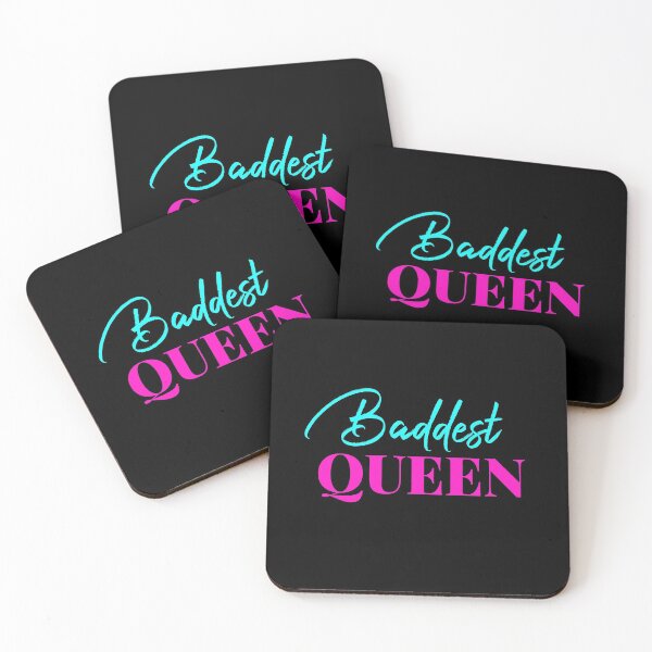 Item preview, Baddest Queen, Neon Typography designed and sold by Shirtness.