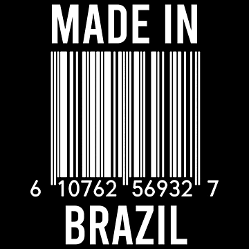 Artwork thumbnail, Made In Brazil by RandomStuffShop