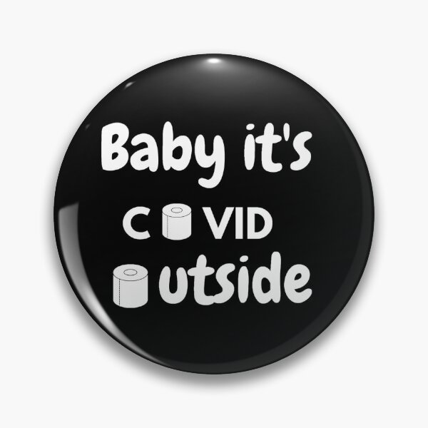 Item preview, Baby It's Covid Outside, Quarantined Xmas, Christmas Face Masks for Sale designed and sold by JessyDesigns.