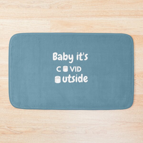 Item preview, Baby It's Covid Outside, Quarantined Xmas, Christmas Face Masks for Sale designed and sold by JessyDesigns.