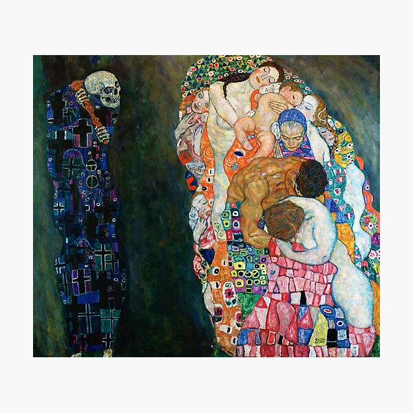 Artikel-Vorschau von Gustav Klimt "Tod und Leben", designt und verkauft von Alexandra Dahl.