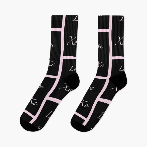 Item preview, Love xoxo II typography design black and pink  designed and sold by GittaG74.
