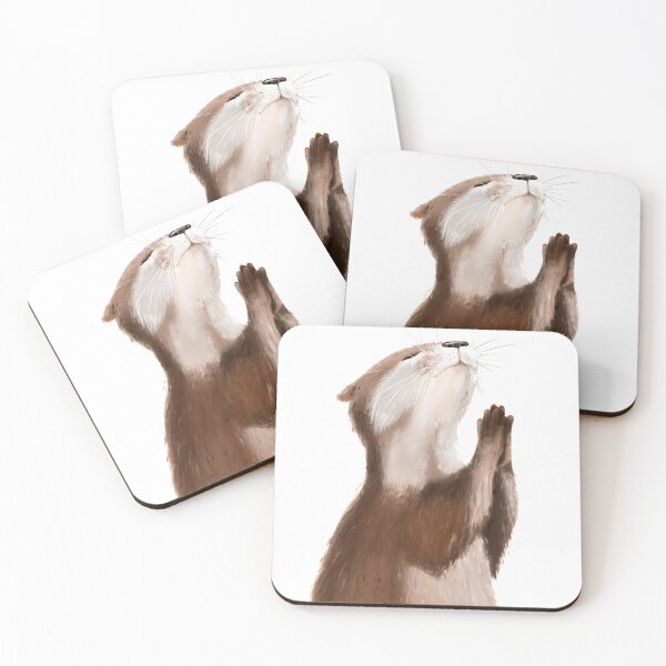 Item preview, Brown Praying Otter designed and sold by YaArt.