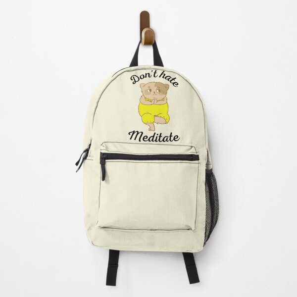 Item preview, Don't hate meditate. designed and sold by BitsndPieces.