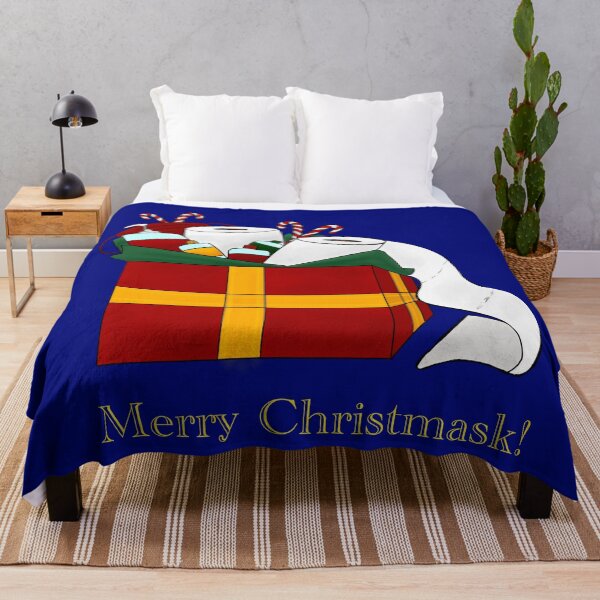 Item preview, Merry Christmask Quarantine Present with Sanitizers and Toilet Paper designed and sold by RomyArts.