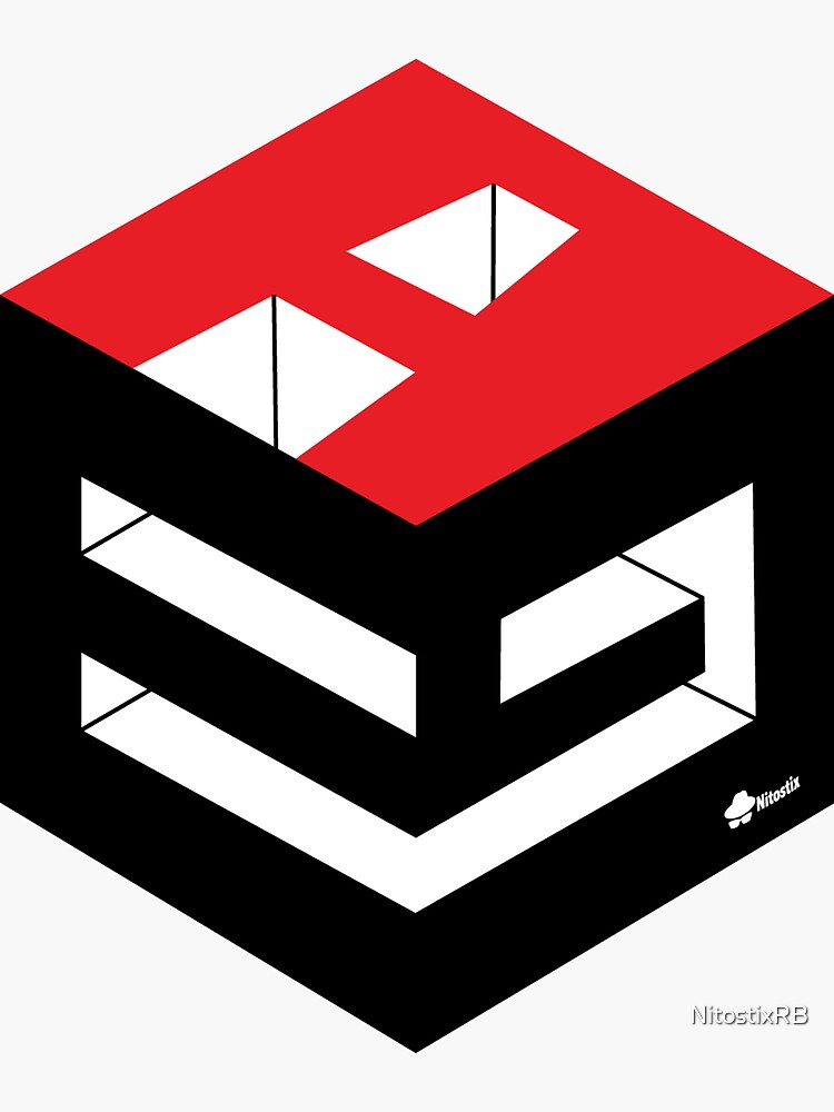 Thumbnail 3 of 3, Sticker, Trump 2024 MAGA CUBE designed and sold by NitostixRB.