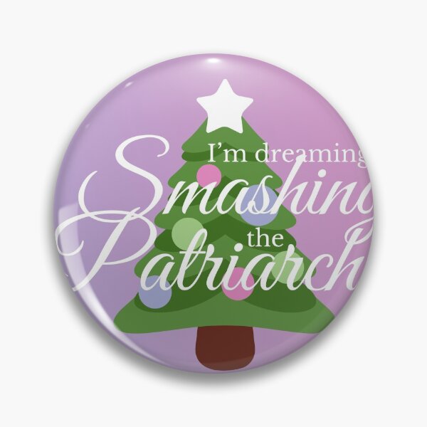 Item preview, Christmas Feminist I’m Dreaming of Smashing the Patriarchy designed and sold by Silver Sky by Janet.