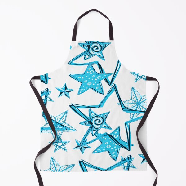 Item preview, Light Blue Star Pattern designed and sold by Sarah Wainwright.