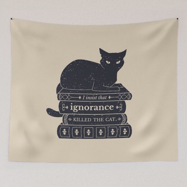 Item preview, Dark Academia: Ignorance Killed The Cat designed and sold by ElectricFangs.