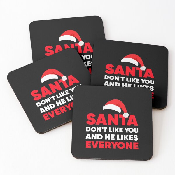 Item preview, Santa Don't Like You And He Likes Everyone - Funny christmas gift designed and sold by GoldenDov.
