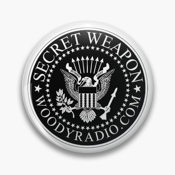 Item preview, Secret Weapon Logo (for LIGHT backgrounds) designed and sold by WoodyRadioSwag.