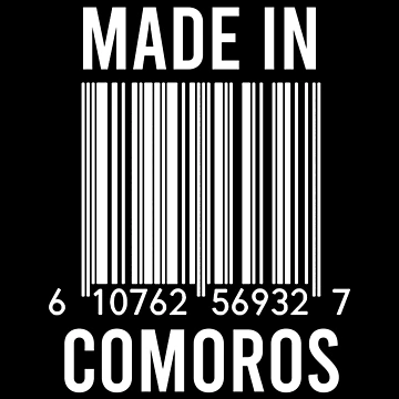 Artwork thumbnail, Made In Comoros by RandomStuffShop