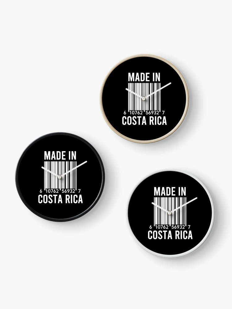 Thumbnail 3 of 4, Clock, Made In Costa Rica designed and sold by RandomStuffShop.