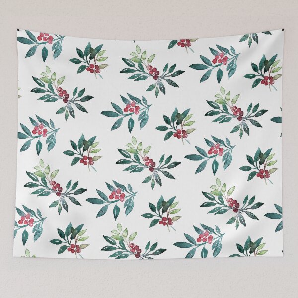 Item preview, Holly Berry Cluster Pattern designed and sold by EmDamArt.