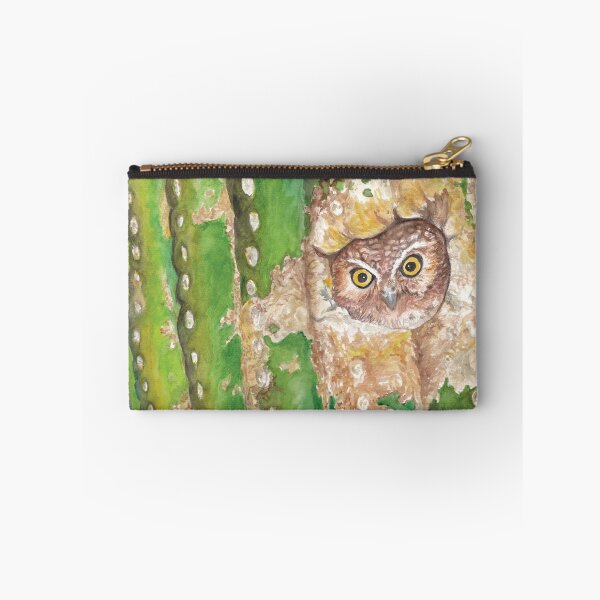 Item preview, Elf Owl in Saguaro, Sonoran Desert designed and sold by tracyannholmes.