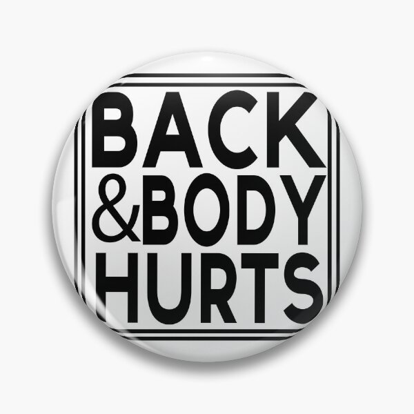 Item preview, Back And Body Hurts workout,gym,gym for ladies designed and sold by mangoshop1.
