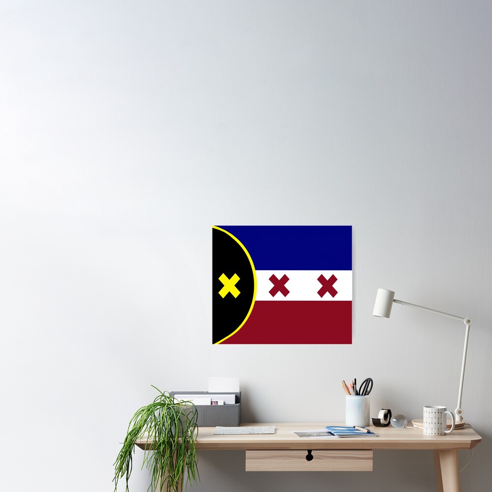 "Lmanberg flag (resized to fit a tapestry)" Poster by izzyxoxox | Redbubble