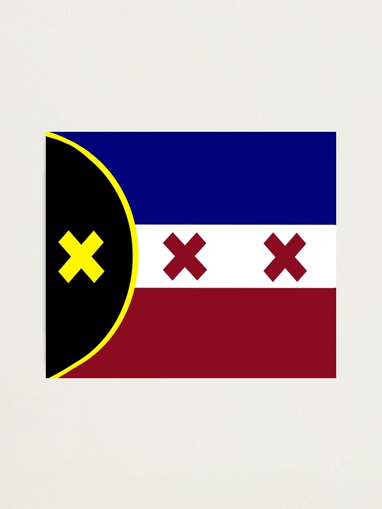 "Lmanberg flag (resized to fit a tapestry)" Photographic Print by