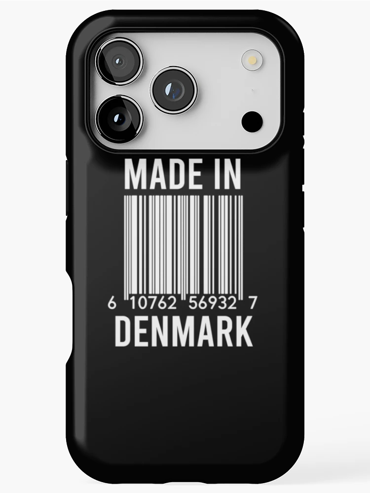 Thumbnail 1 of 4, iPhone Case, Made In Denmark designed and sold by RandomStuffShop.