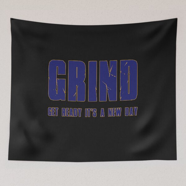 Item preview, GRIND - Get Ready It's A New Day Motivation T-shirt designed and sold by SBTfashion.