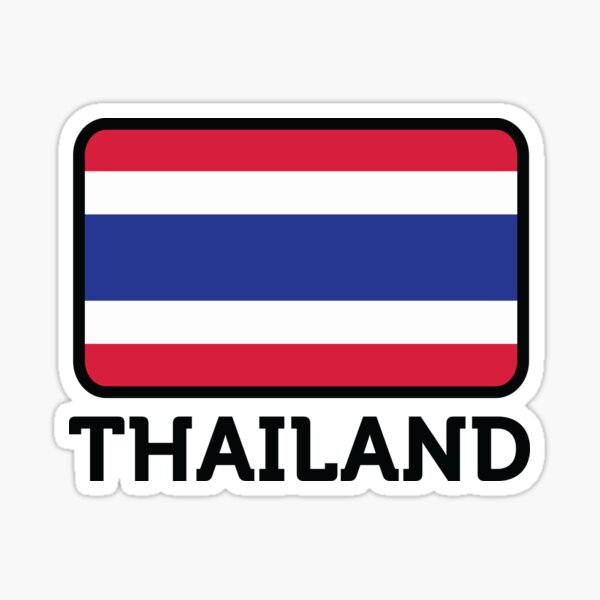 National flag of Thailand Sticker